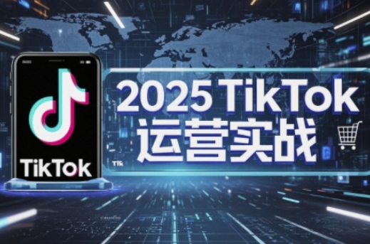 2025TikTok电商运营，掌握TikTok店铺运营核心技巧，实现低成本高转化-华创副业项目资源站