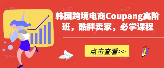 韩国跨境电商Coupang高阶班，酷胖卖家，必学课程-华创副业项目资源站