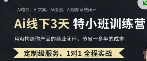 AI实操培训第20-21期线下，0基础保姆级教程，3月最新整理，企业获客、降本增效、打造超级个体-华创副业项目资源站